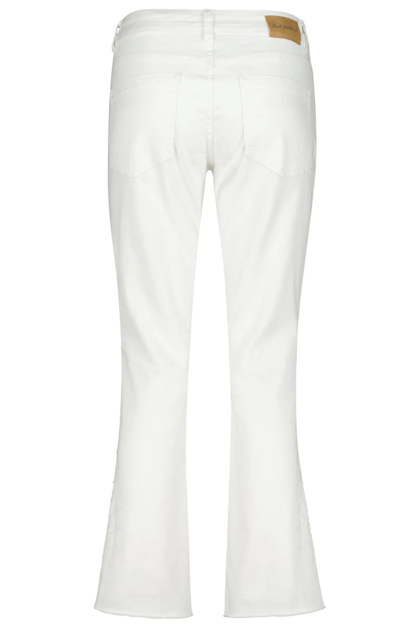 Red Button SRB4210 Kate Off White Embroidery Jeans
