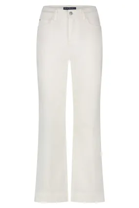 Red Button SRB4428A Conny 5-pocket White Cropped 67cm Wide Jeans