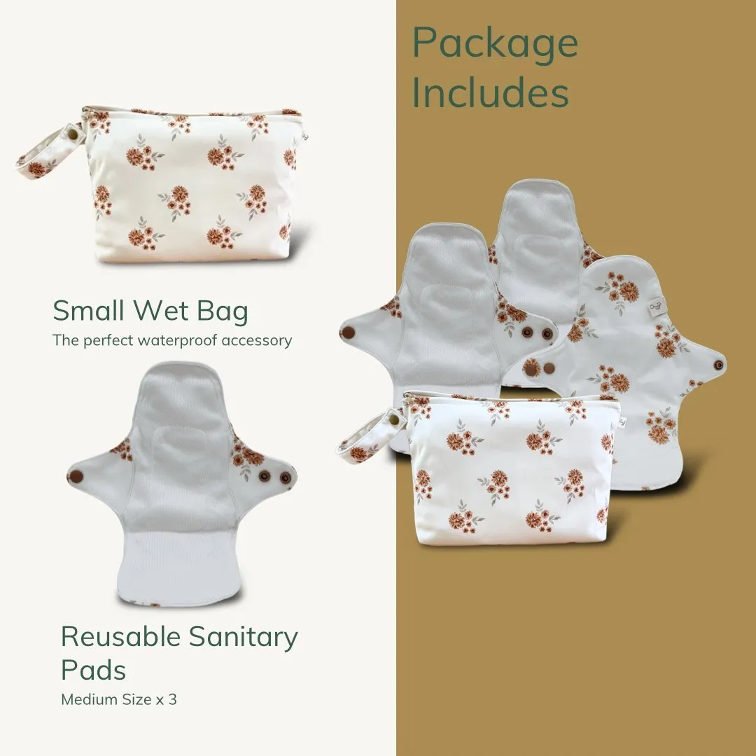 Reusable Period Pad Bundle | Medium