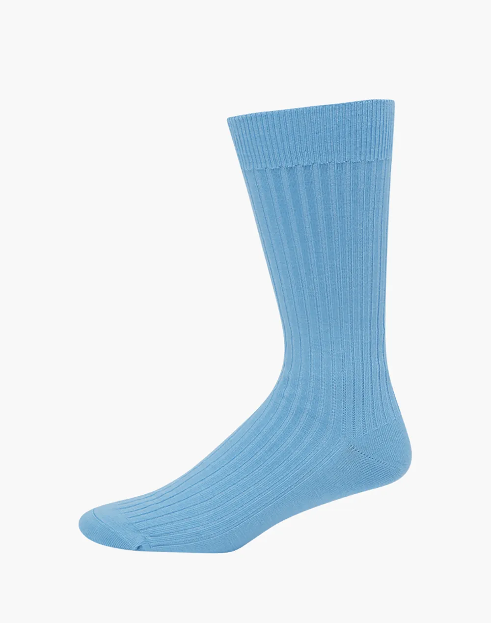 RIBBED MERINO CREW SOCK – SALMON/AQUA/BROWN & SEAMLESS COMFORT