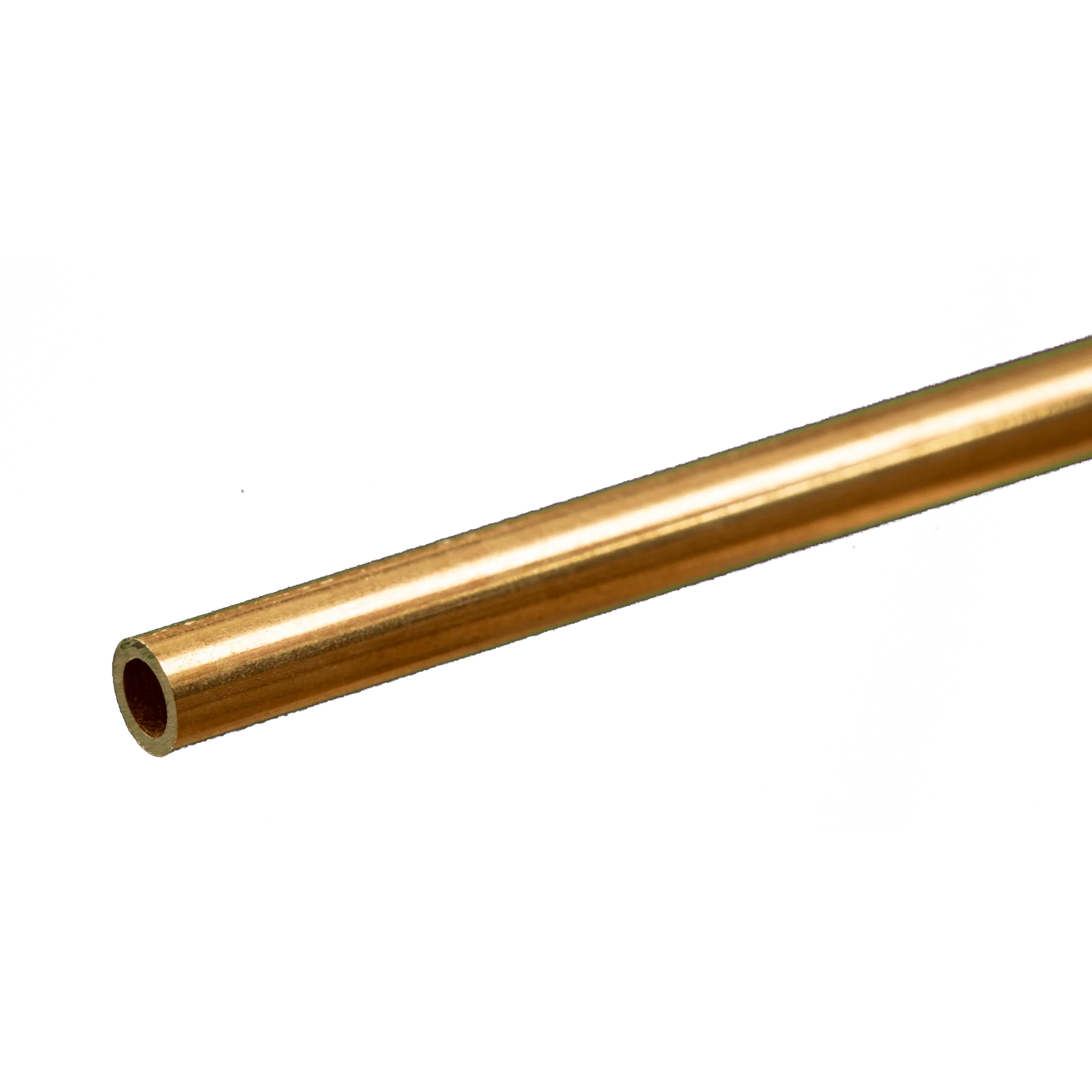 Round Brass Tube: 3/16" OD x 0.029" Wall x 12" Long (1 Piece)