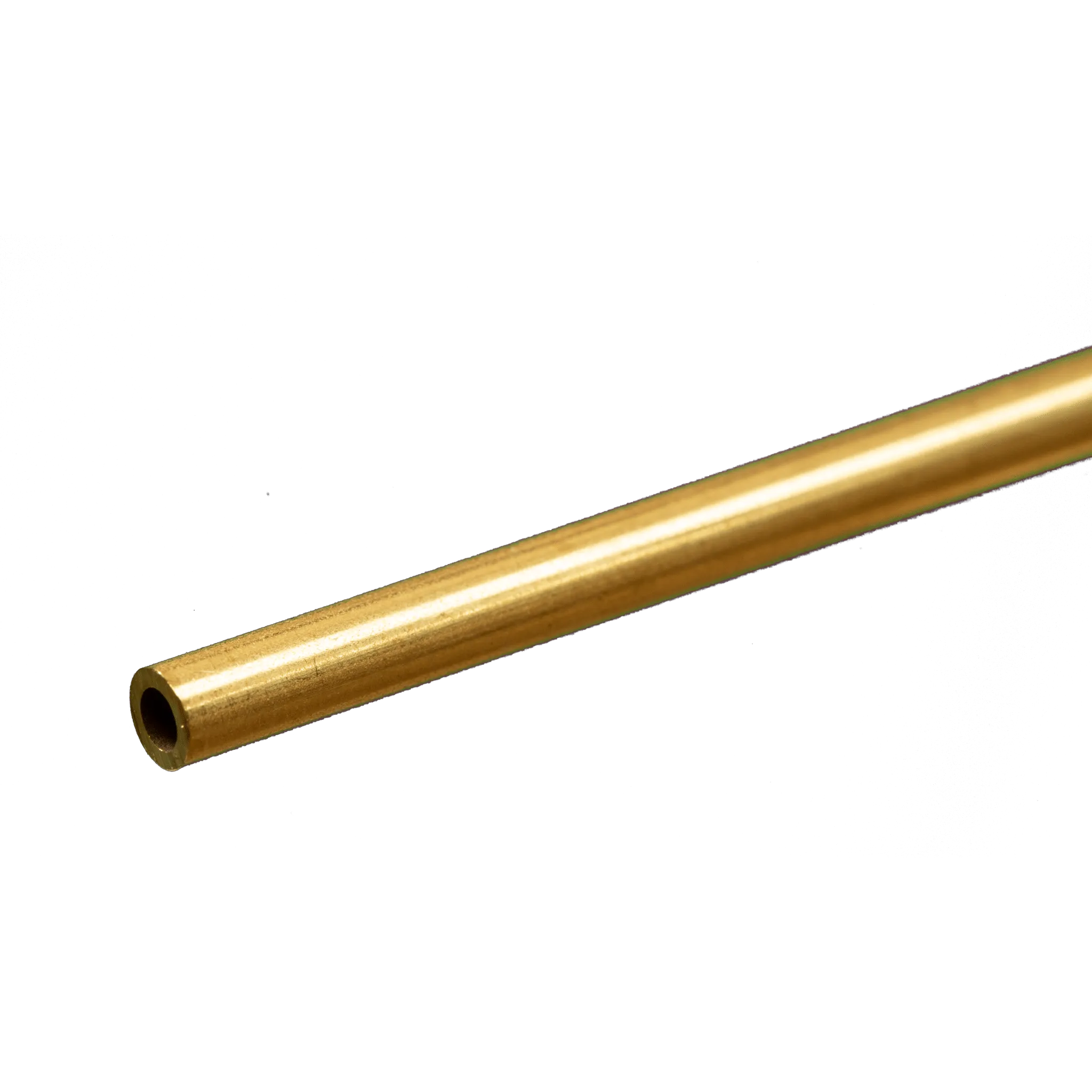 Round Brass Tube: 5/32" OD x 0.029" Wall x 12" Long (1 Piece)