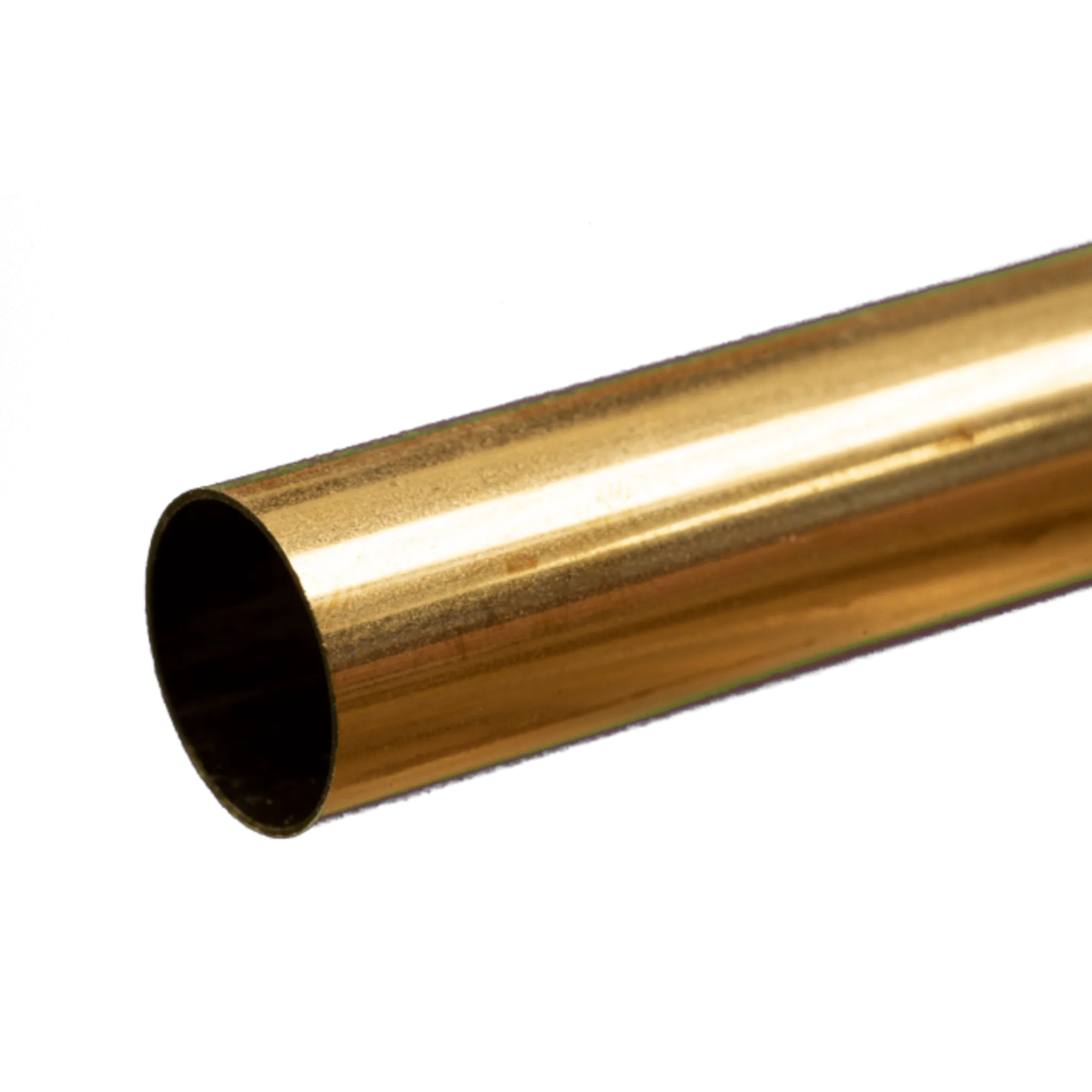 Round Brass Tube: 5/8" OD x 0.014" Wall x 12" Long (1 Piece)