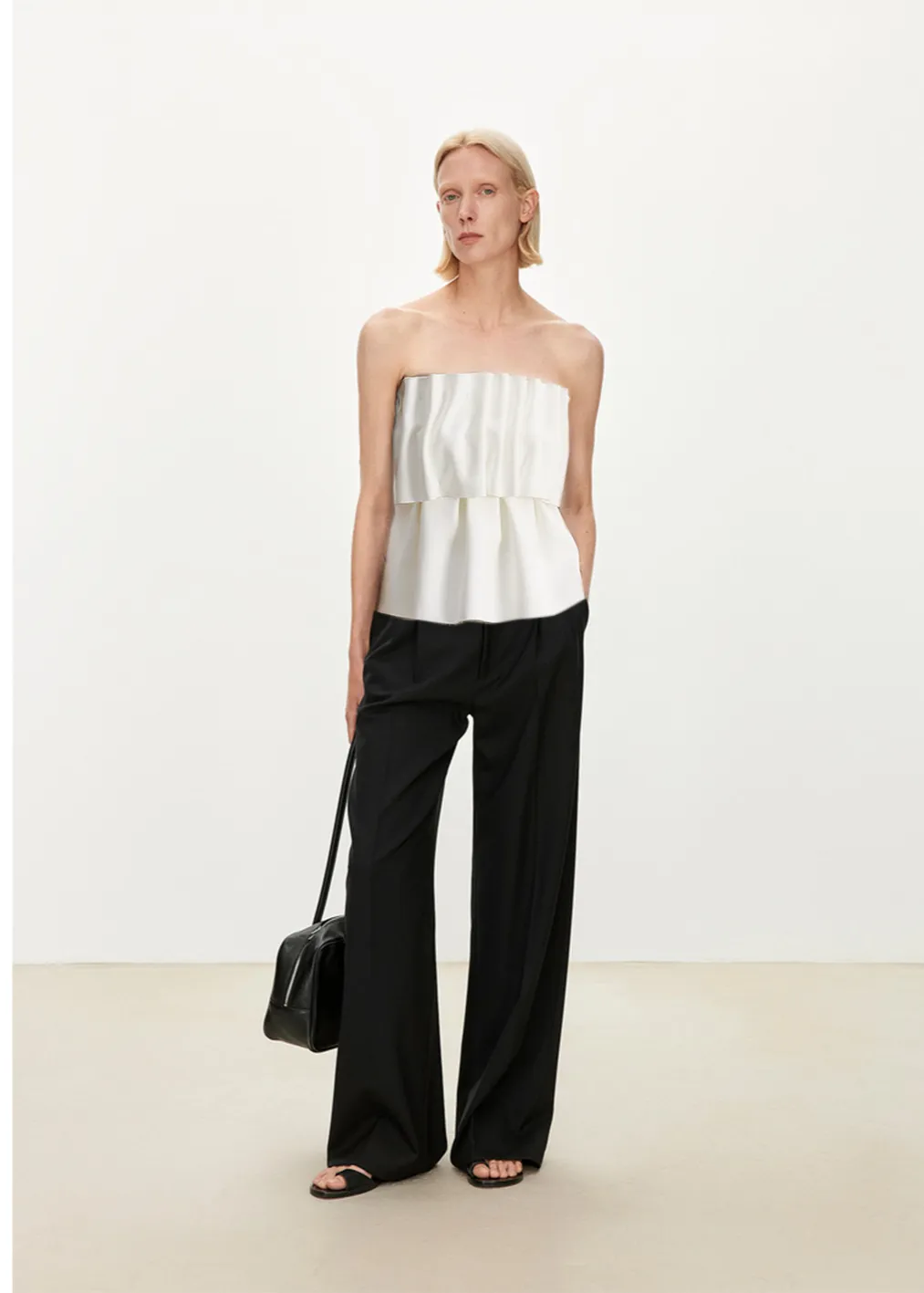 Ruffled Tube Top