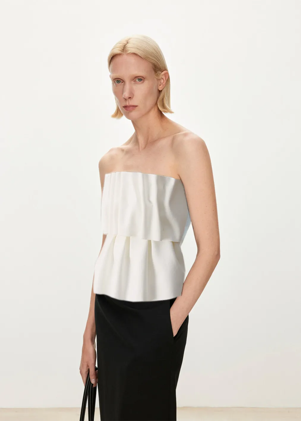 Ruffled Tube Top