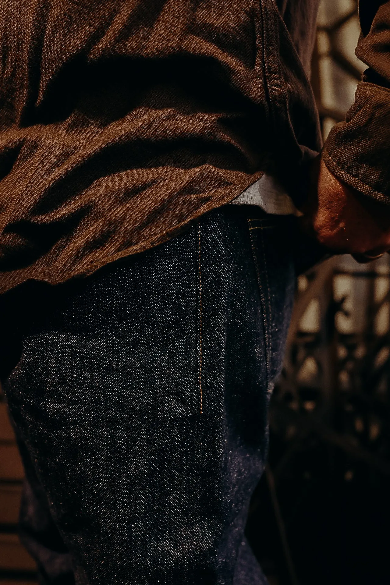 Samurai '47 Style Regular Straight Jeans - 15oz Indigo (S510HX)