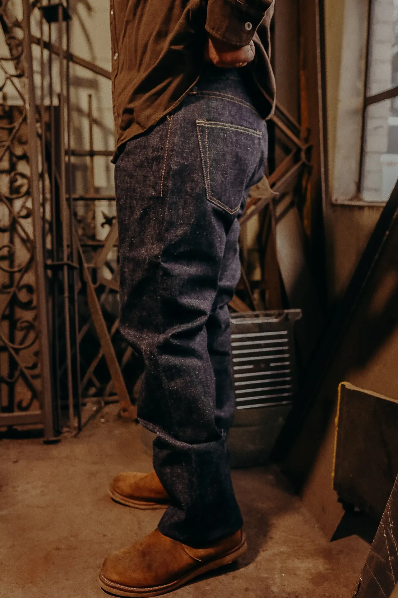 Samurai '47 Style Regular Straight Jeans - 15oz Indigo (S510HX)