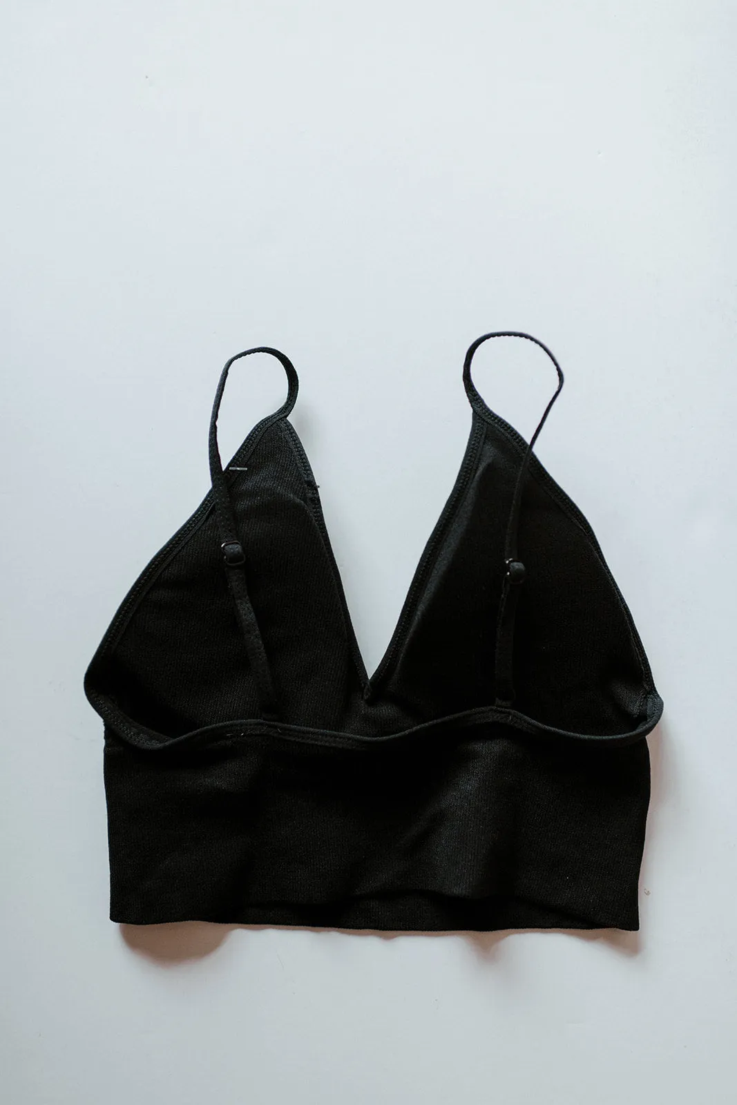 seamless ribbed bralette