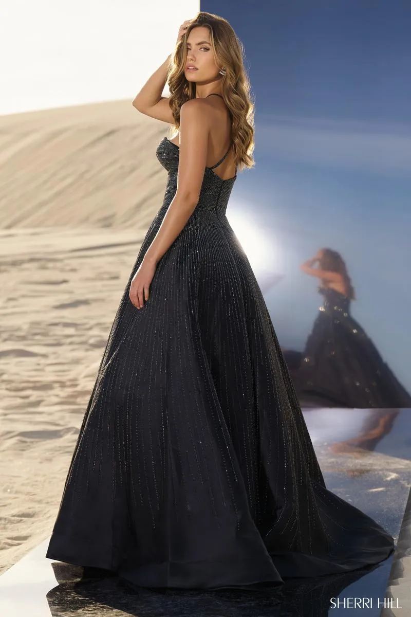 Sherri Hill Heat Stone Ballgown 56815