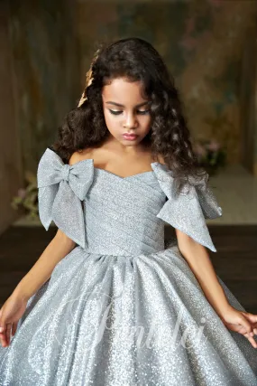 Shiny Flower Girl Children Ball Gown 2311.