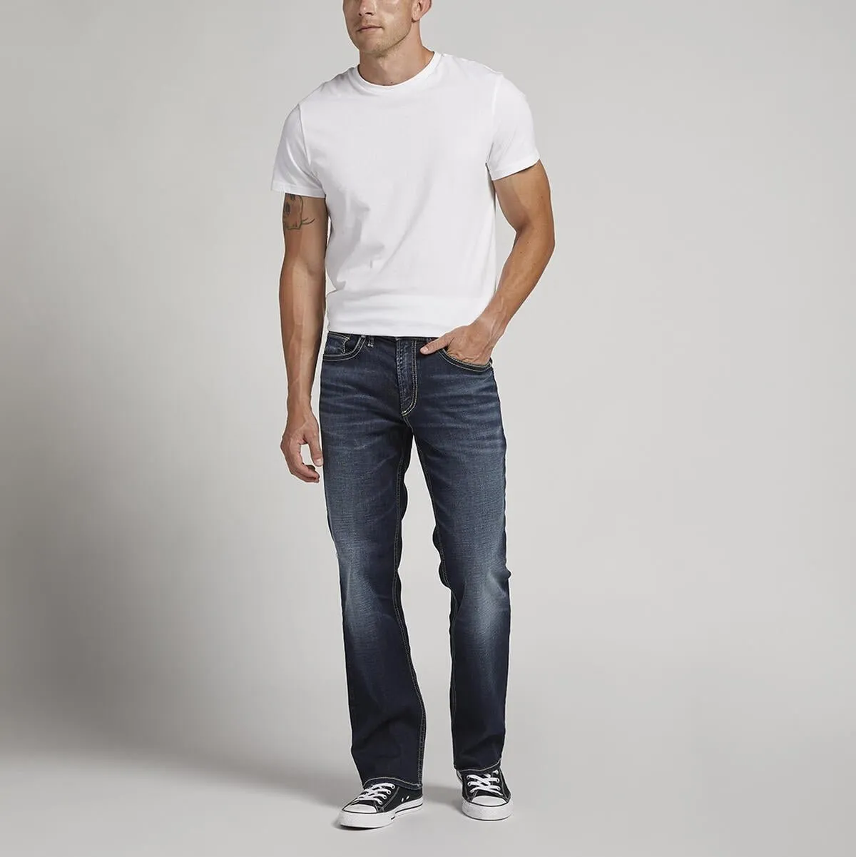 Silver Jeans Men’s Gordie Relaxed Fit Straight Leg