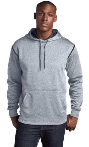 Sport Tek Men's Custom Tech Fleece Colorblock Hooded Sweatshirt