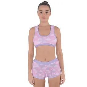 Starcrossed Skies Pink Racerback Bikini Swimsuit