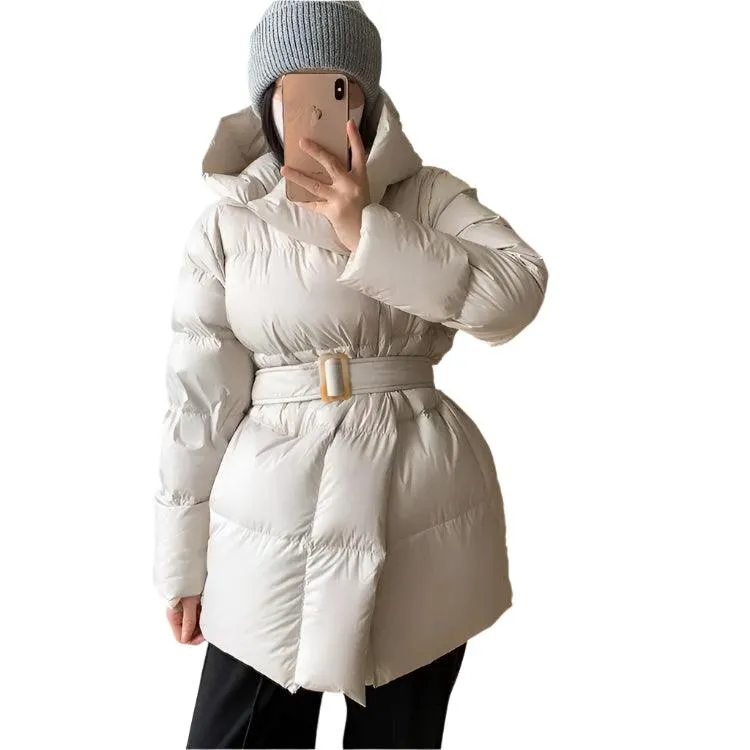 Stay Warm and Stylish Women's Winter Long Jacket - Cotton Padded Casual Parka