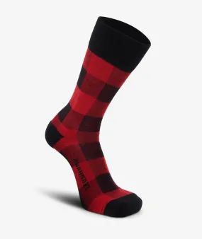 Swanndri - Colombo Check Sock - Merino Wools - Red & Black