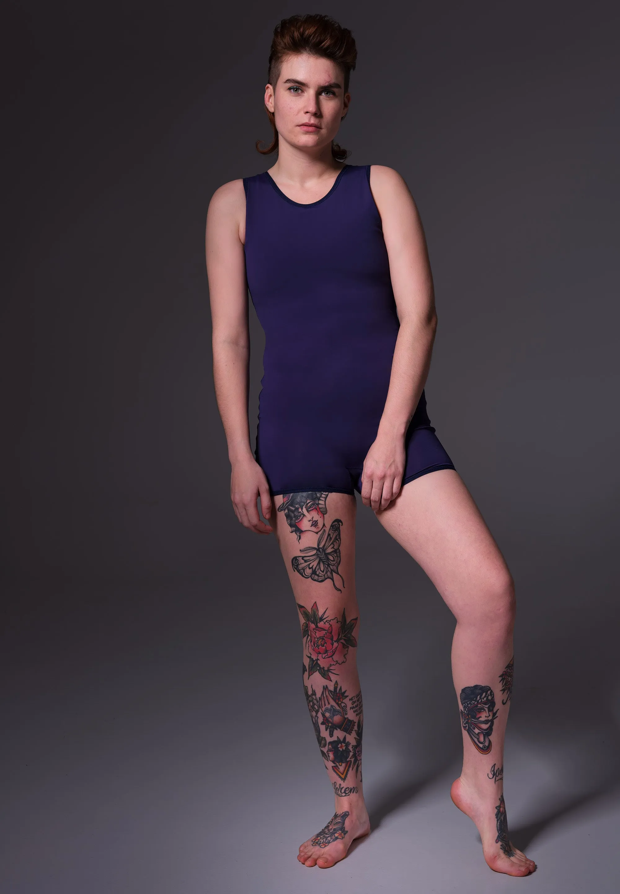 Swimsuit Binder dark blue