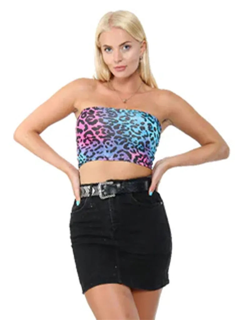 The Fancy Dress Women's Boob Tube Bandeau Crop Bra Top