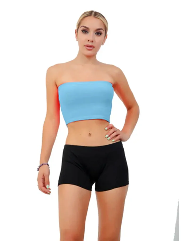 The Fancy Dress Women's Boob Tube Bandeau Crop Bra Top