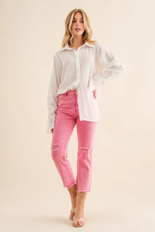 The Flamingo Rhinestone Jeans