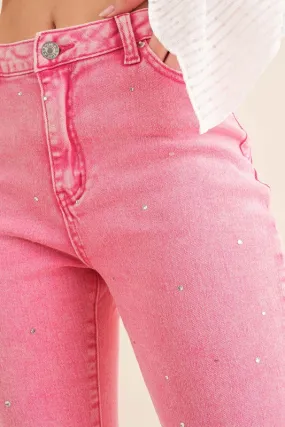 The Flamingo Rhinestone Jeans