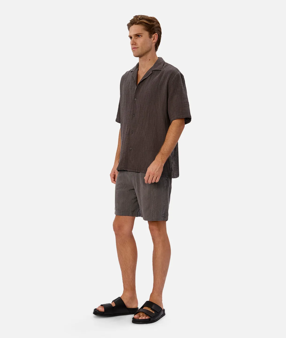 The Seguro S/s Shirt - Onyx