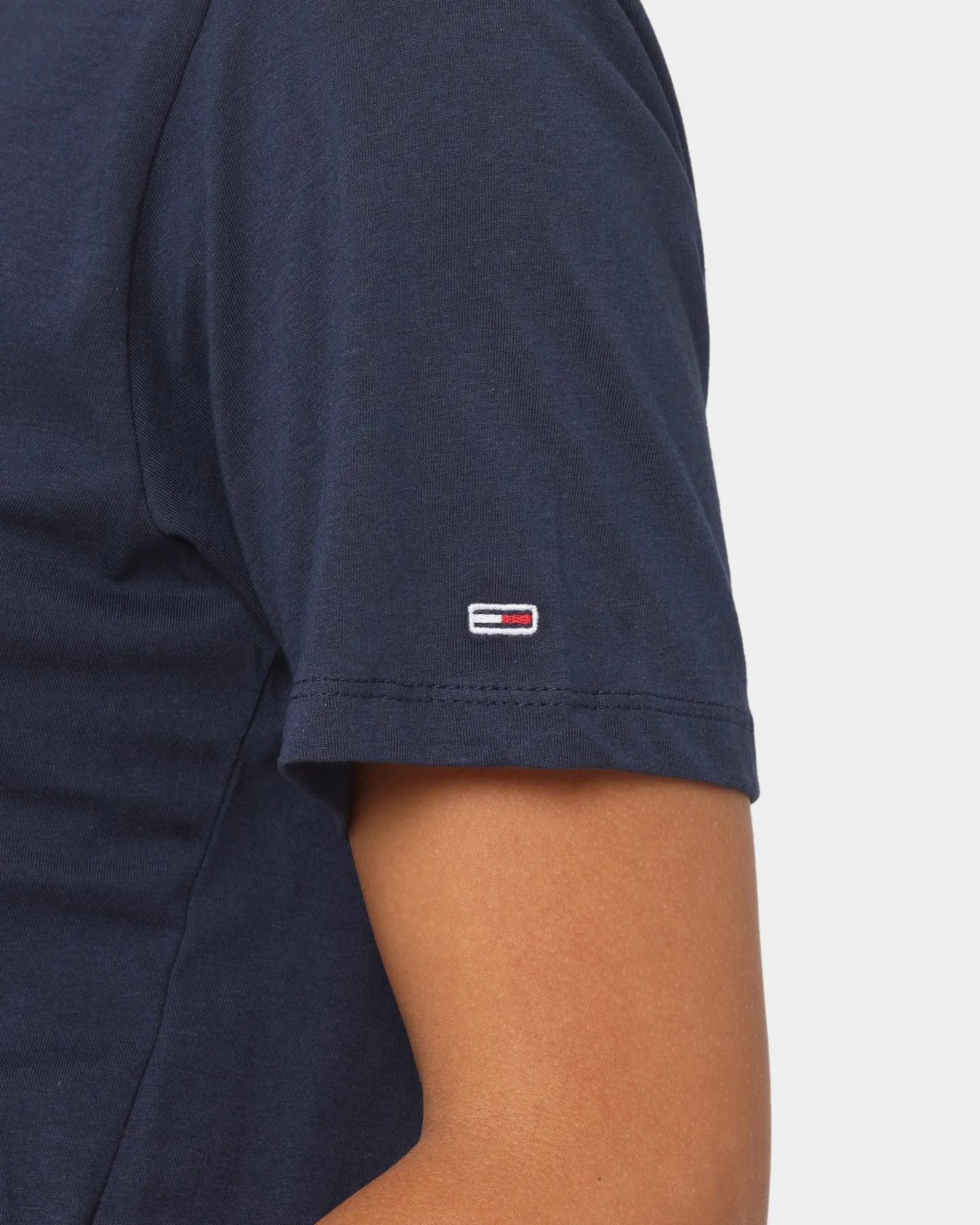 Tommy Jeans Women's Boxy Crop Essential Logo T-Shirt Twilight Navy