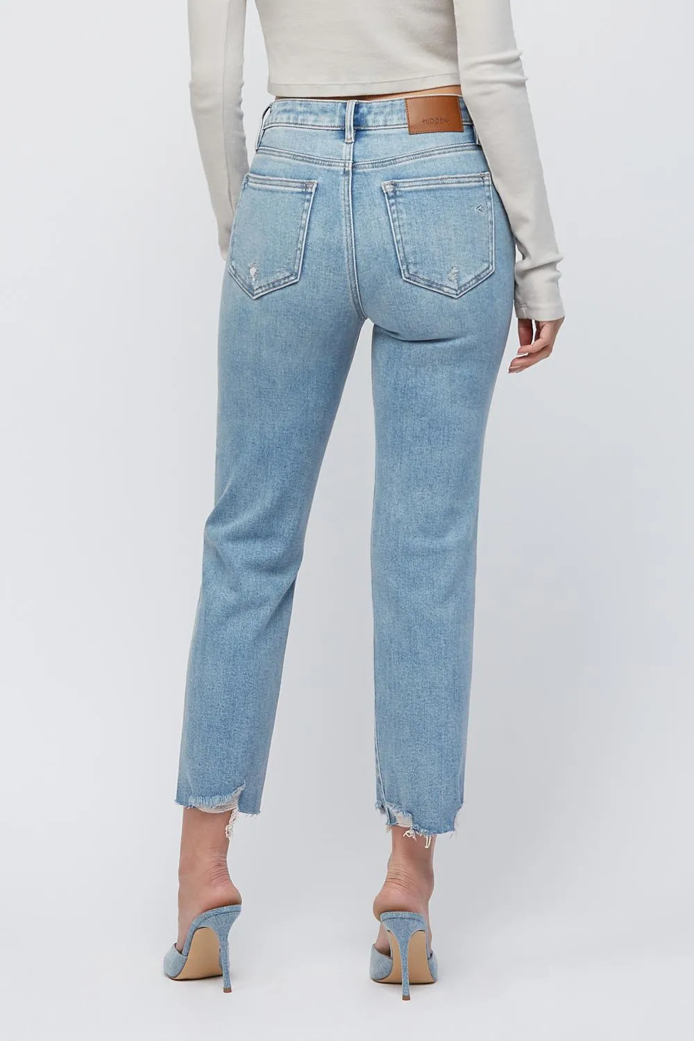 [TRACEY] MEDIUM LIGHT GRINDED CROPPED STRAIGHT