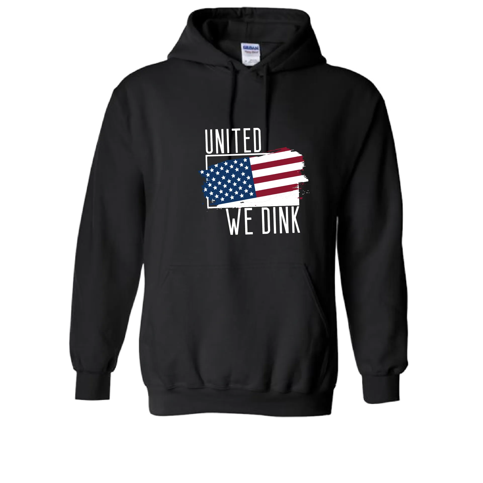 United We Dink | Unisex Hoodie Pickleball Sweatshirt | 50% Cotton 50% Polyester
