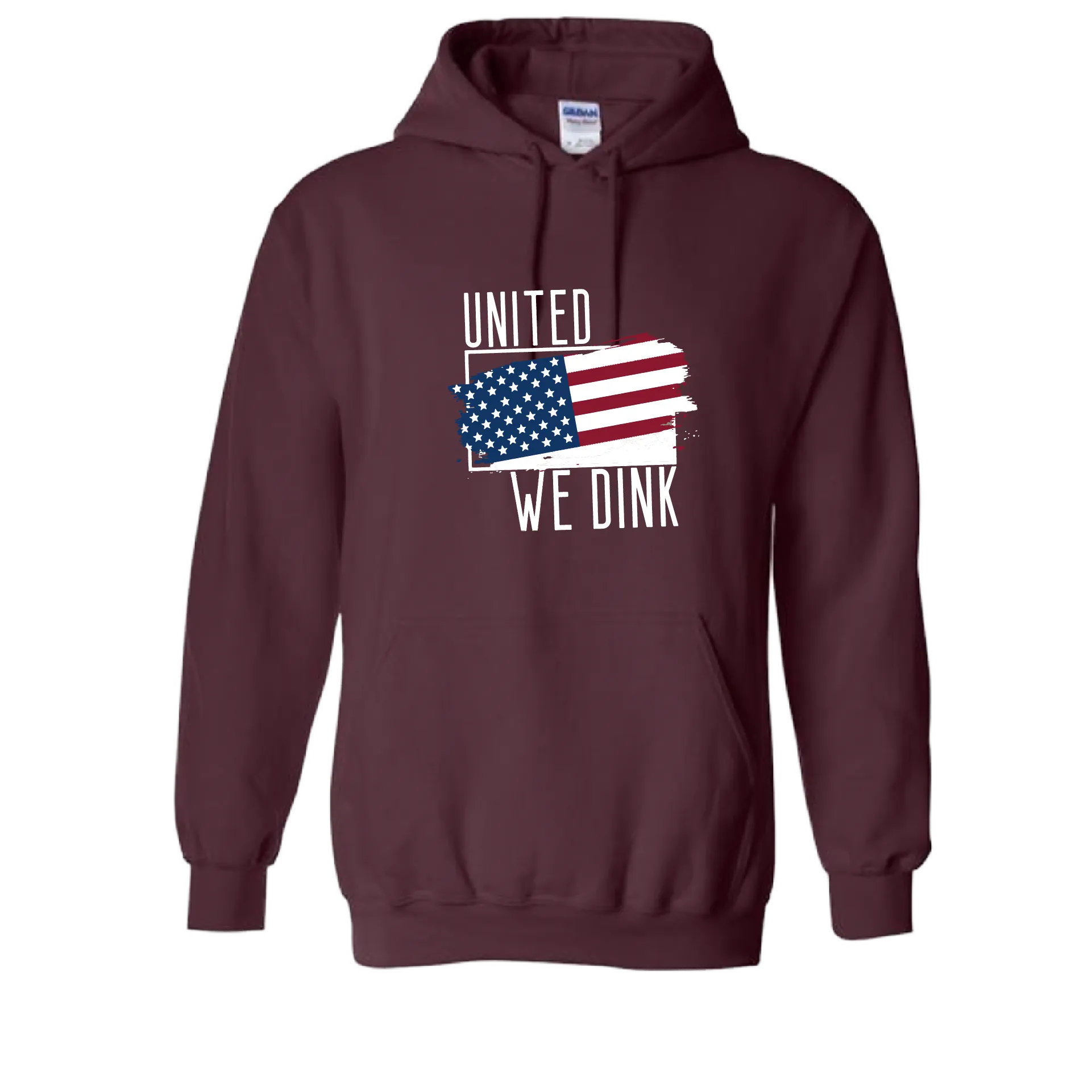 United We Dink | Unisex Hoodie Pickleball Sweatshirt | 50% Cotton 50% Polyester