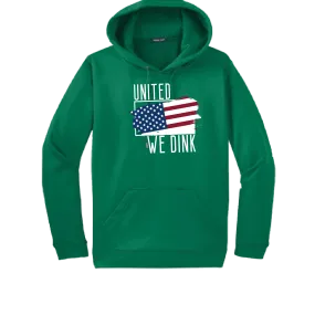 United We Dink | Unisex Hoodie Pickleball Sweatshirt | 50% Cotton 50% Polyester