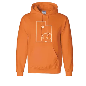 Utah With Pickleballs | Unisex Hoodie Pickleball Sweatshirt | 50% Cotton 50% Polyester