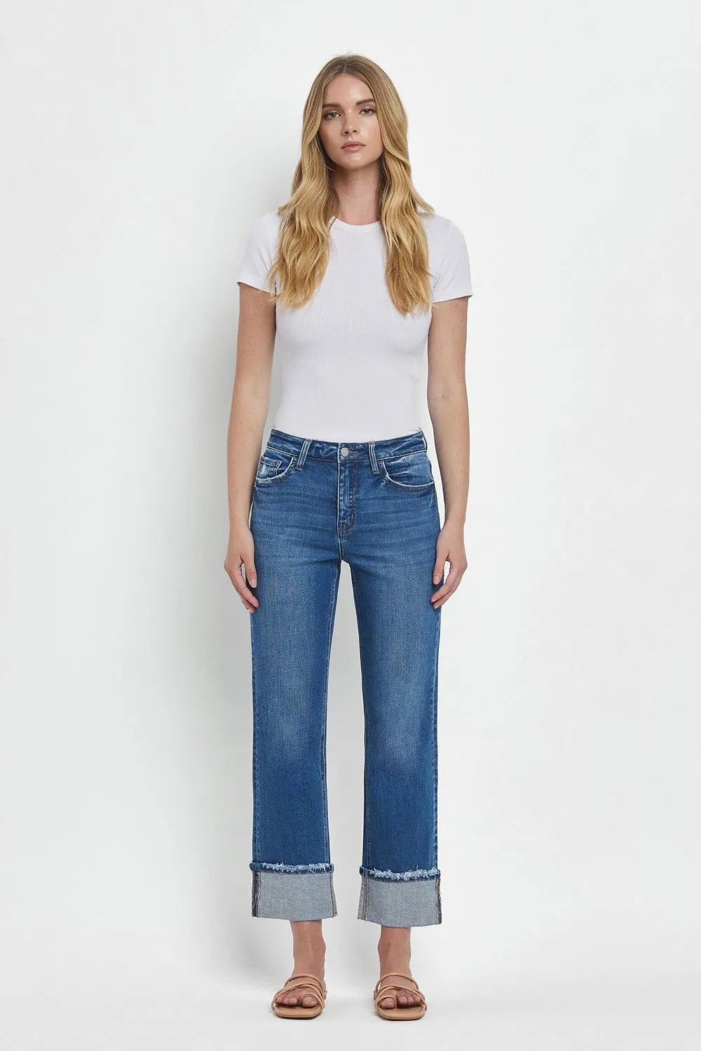 Victoria Cuffed Denim
