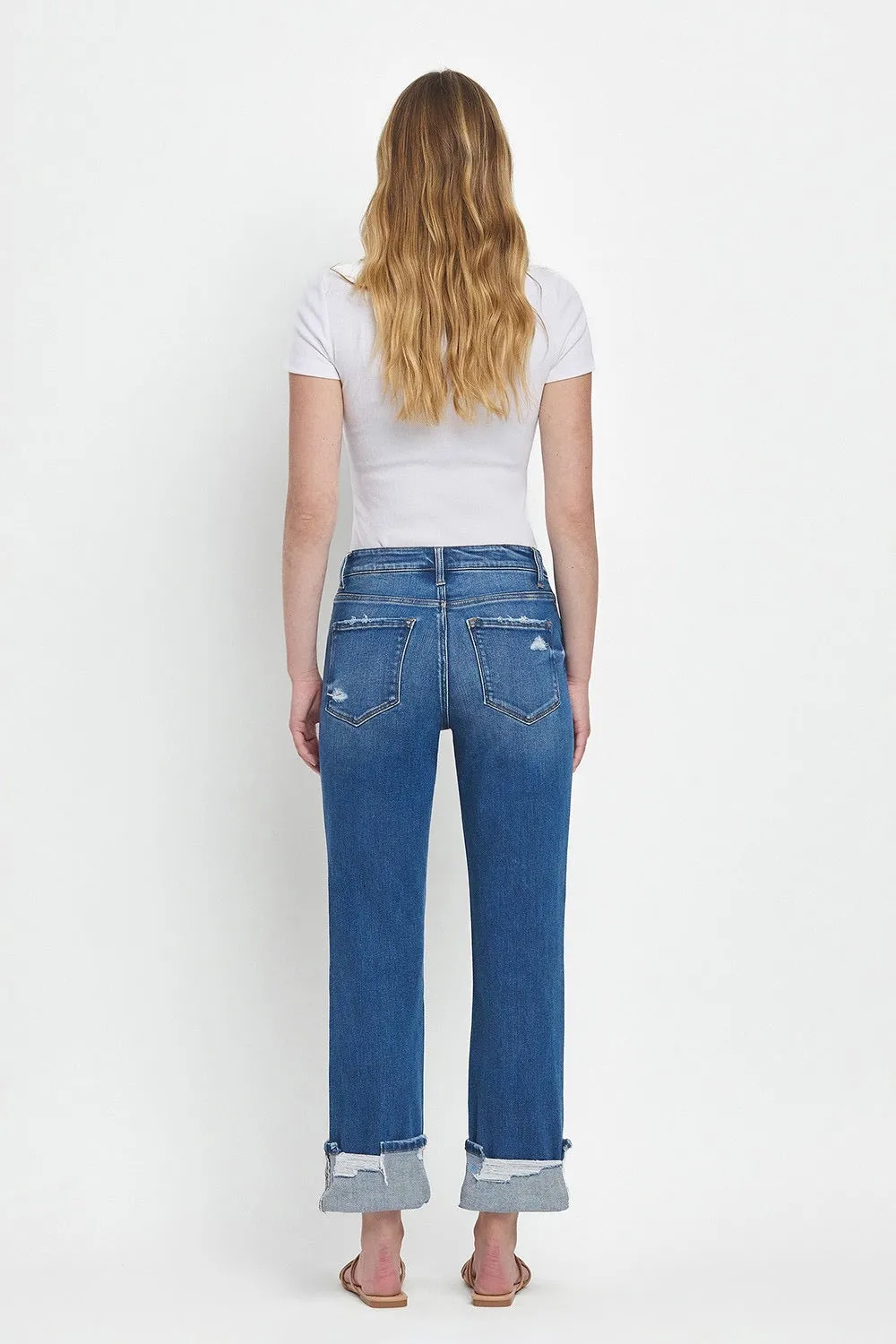 Victoria Cuffed Denim
