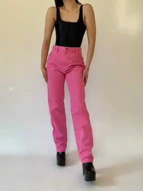 Vintage Barbie Pink Wranglers (S)