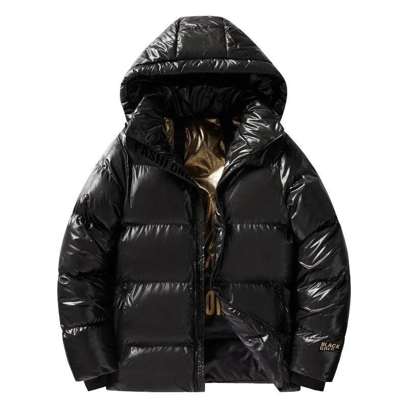 Winter Men Casual Windproof Hooded  Classic Bomber Thick t Male Parka Jackets