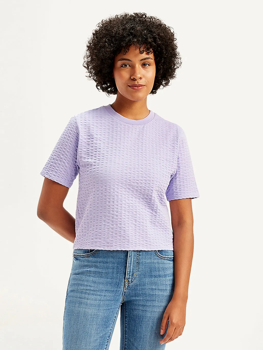 Women's Textured Regular Fit Top