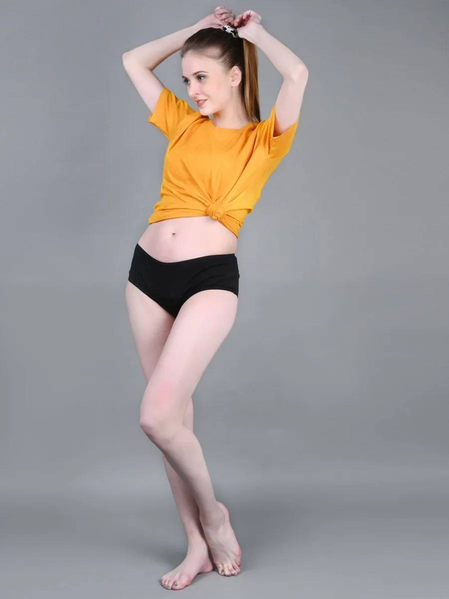 Womens Underwear Period panties 3 Layer | Black