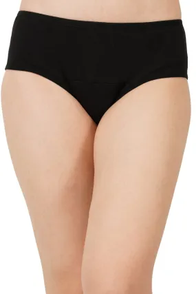 Womens Underwear Period panties 3 Layer | Black