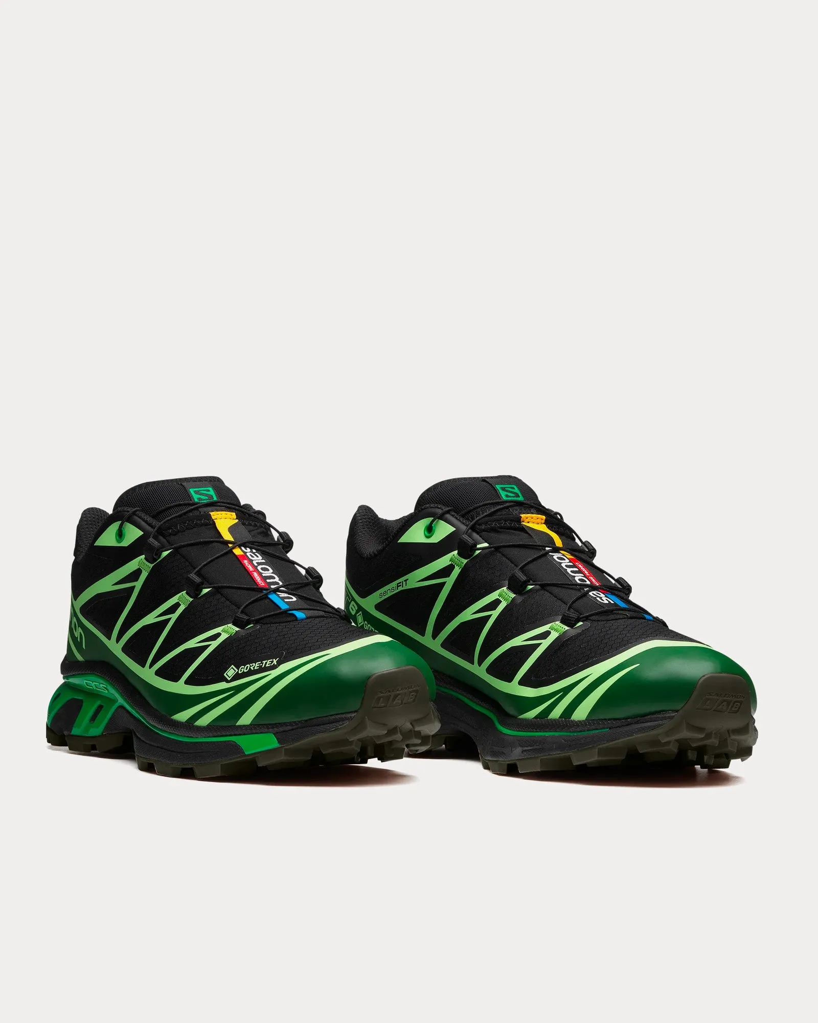 XT-6 Gore-Tex Black / Eden / Green Ash Low Top Sneakers