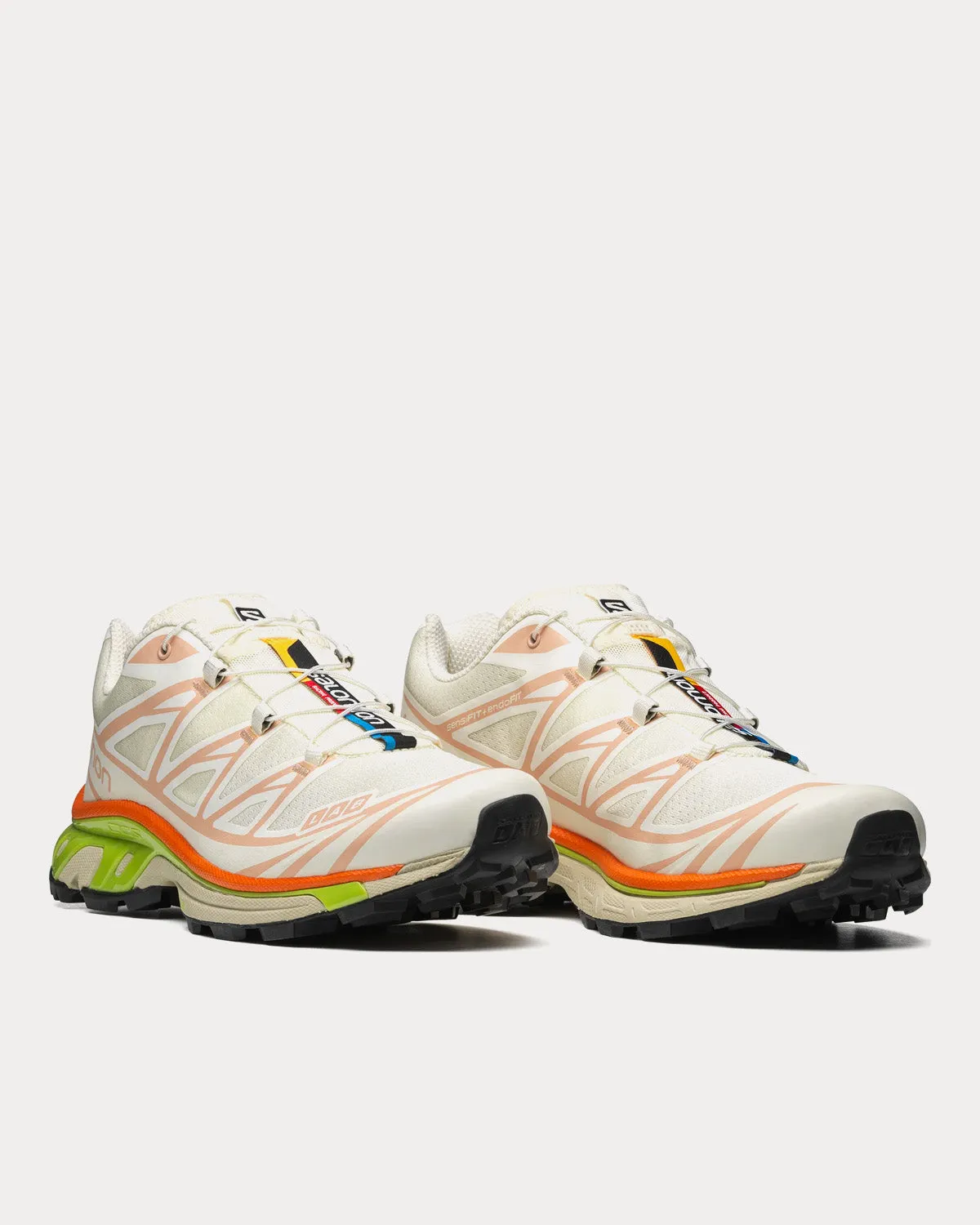 XT-6 Vanilla Ice / Feather Gray / Rose Cloud Low Top Sneakers