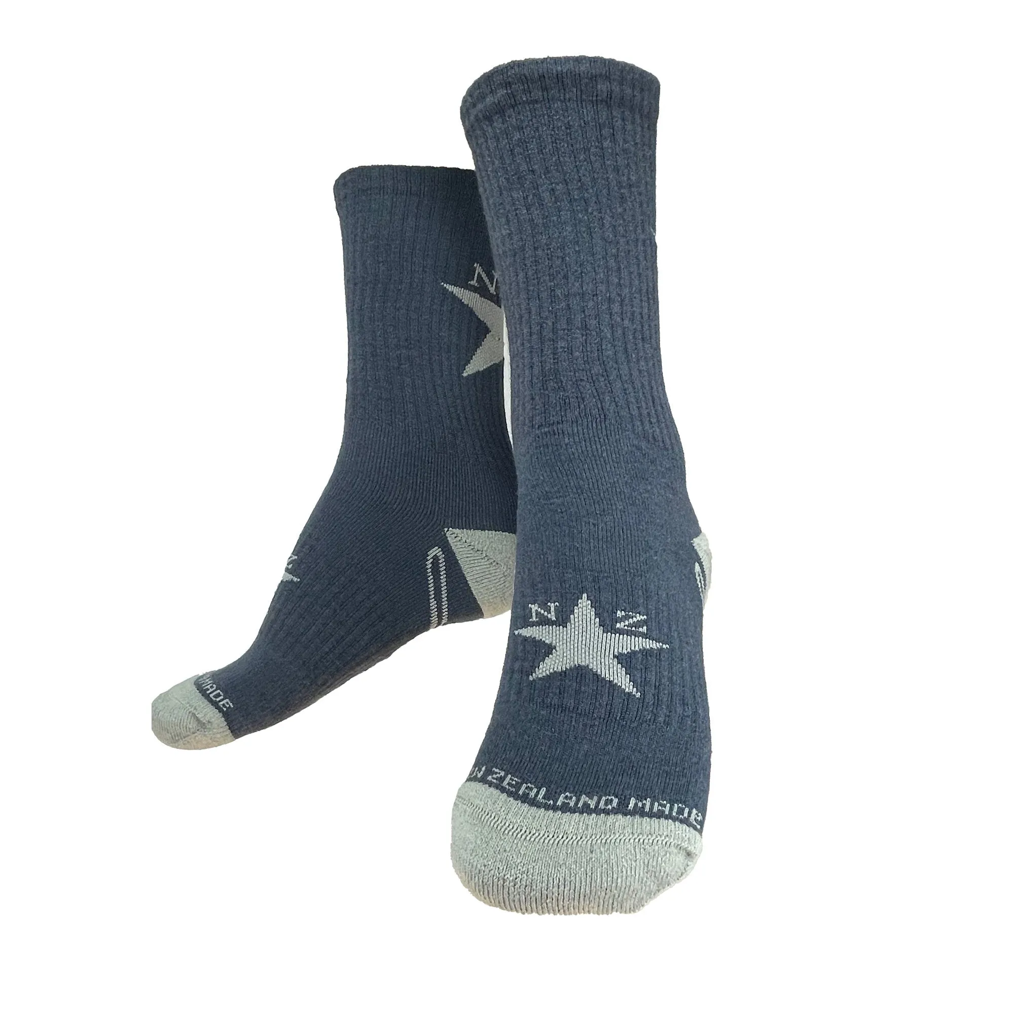 Yank Merino Crew Sock | Slate