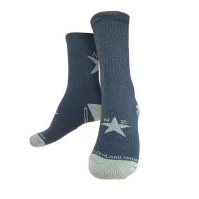 Yank Merino Crew Sock | Slate